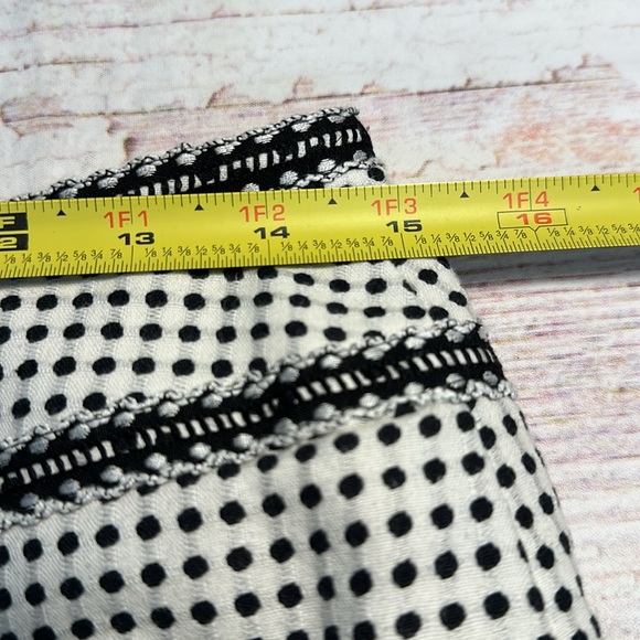 Francesca Mammoliti • B&W Polkadot Vintage Skirt and Blazer Suit • Sz 8 - Picture 15 of 16